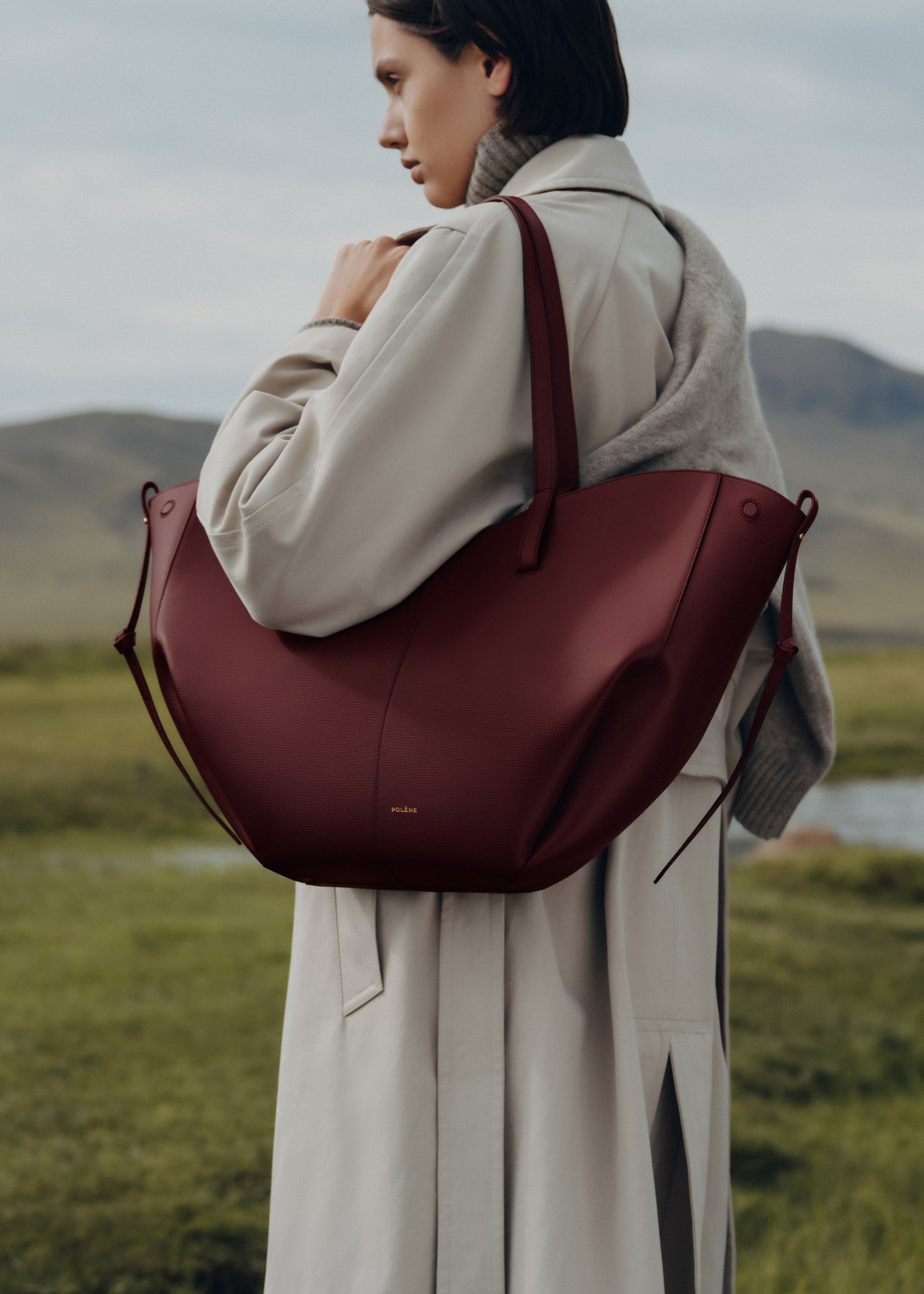 Polène Cyme EDITION TEXTURED BLACK CHERRY
