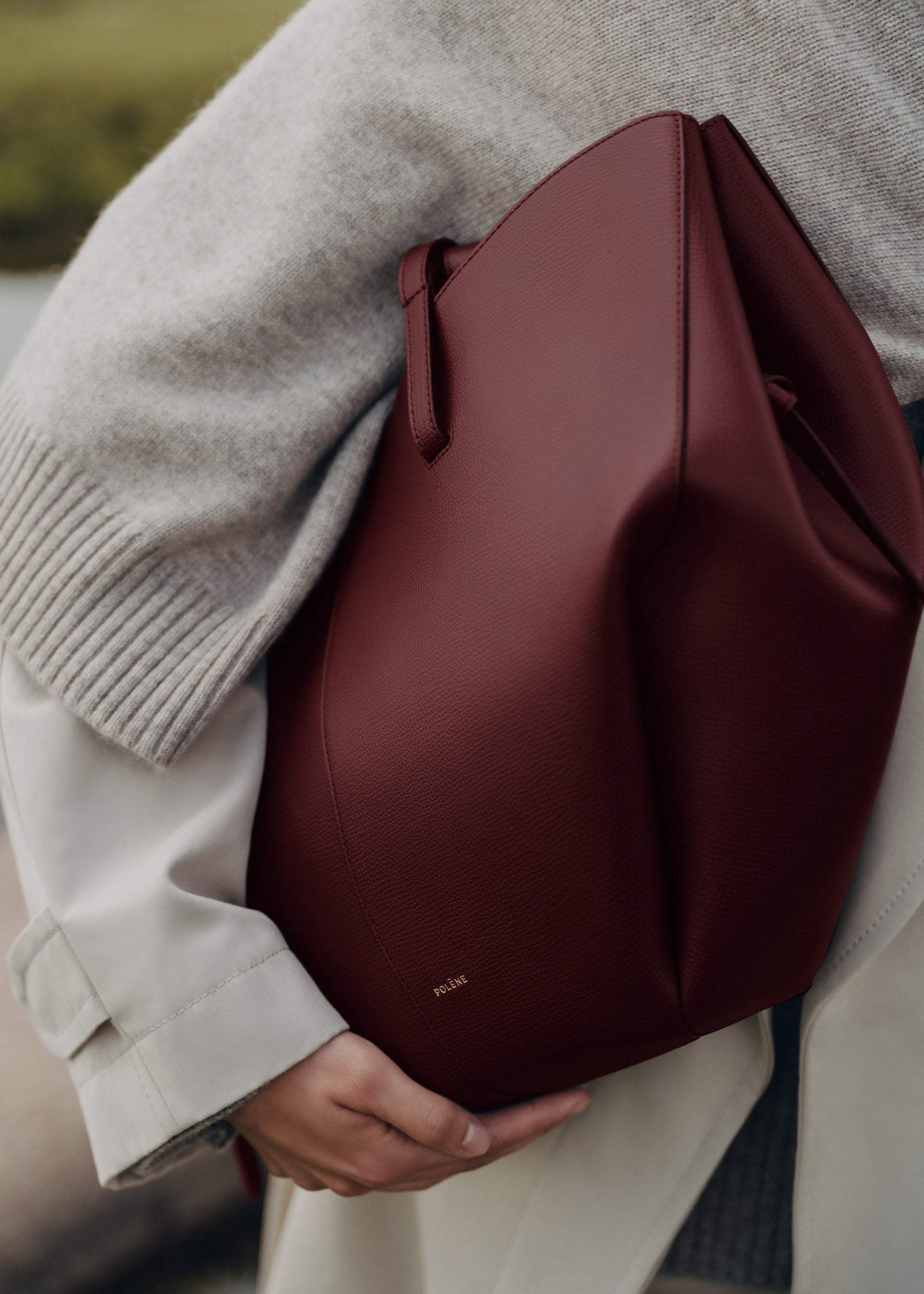 Polène Cyme EDITION TEXTURED BLACK CHERRY