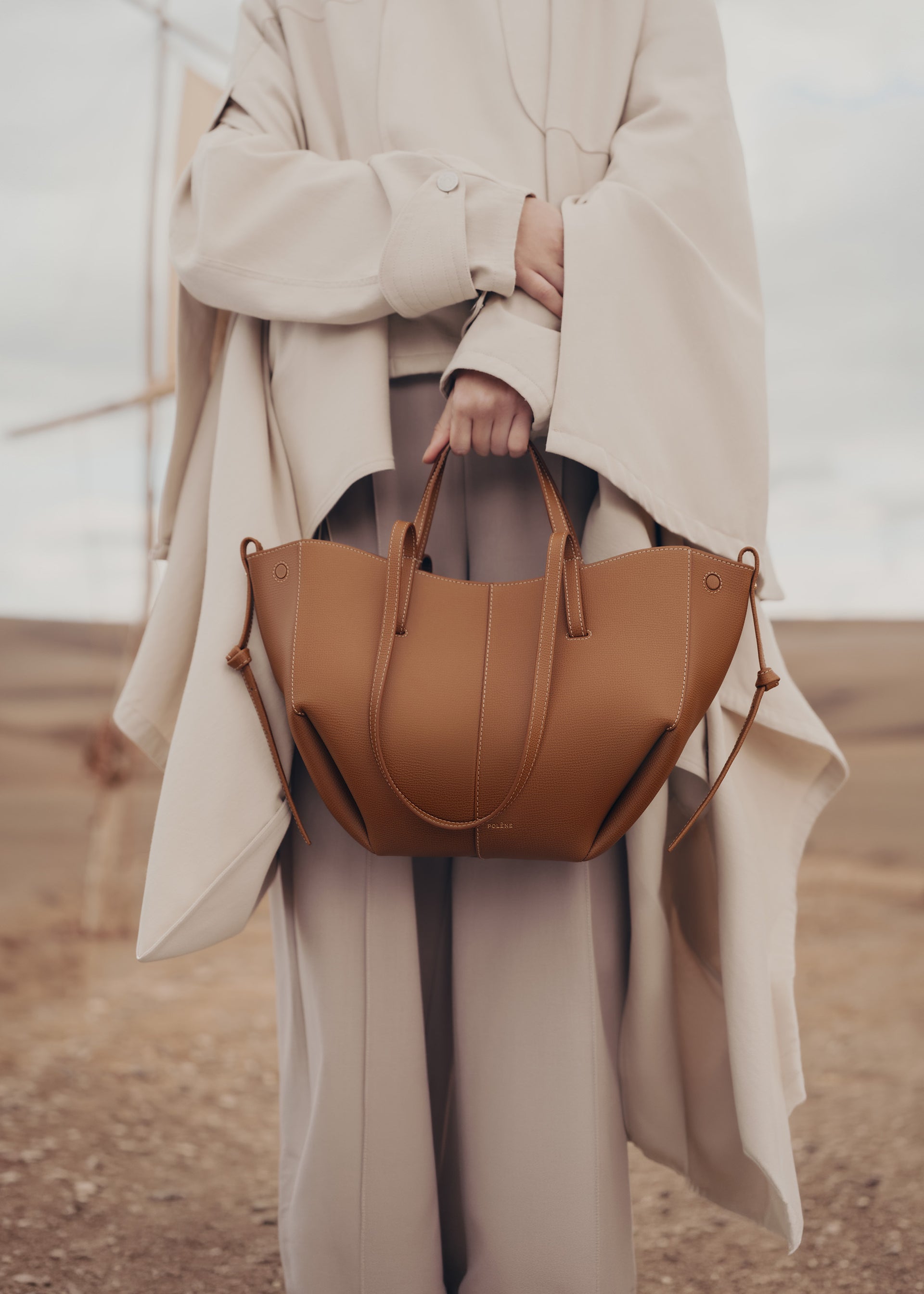 Polène Cyme Mini EDITION TEXTURED CAMEL