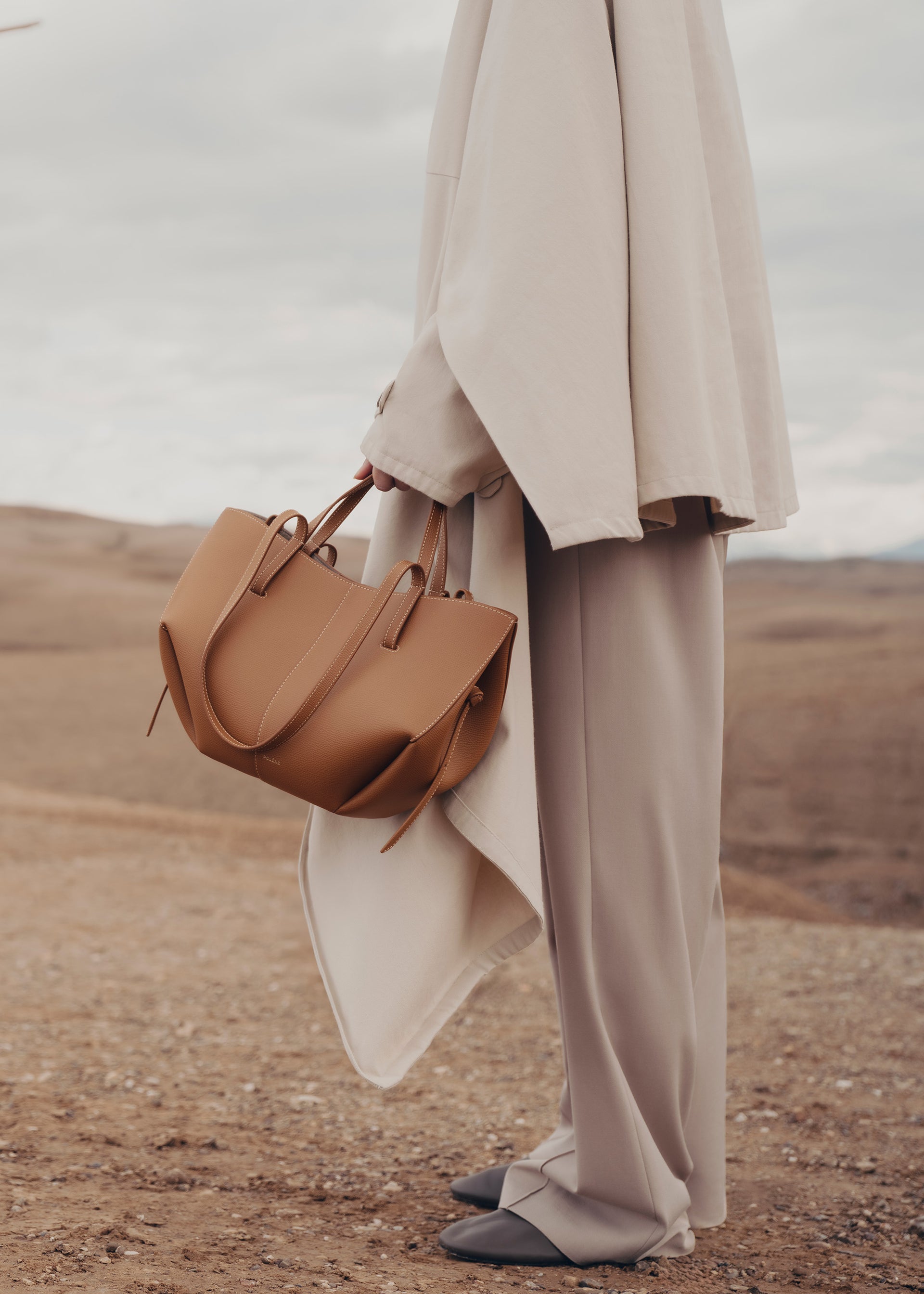 Polène Cyme Mini EDITION TEXTURED CAMEL