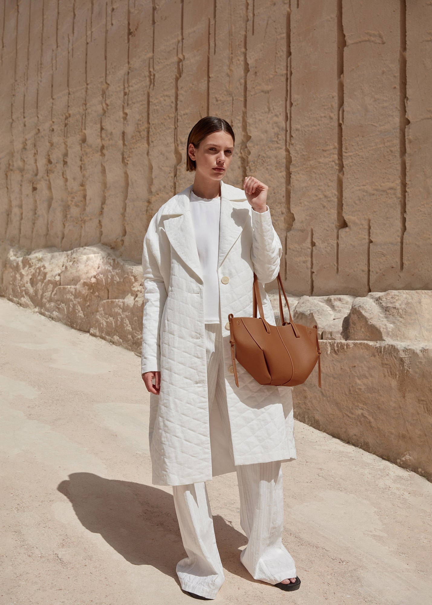 Polène Cyme Mini EDITION TEXTURED CAMEL